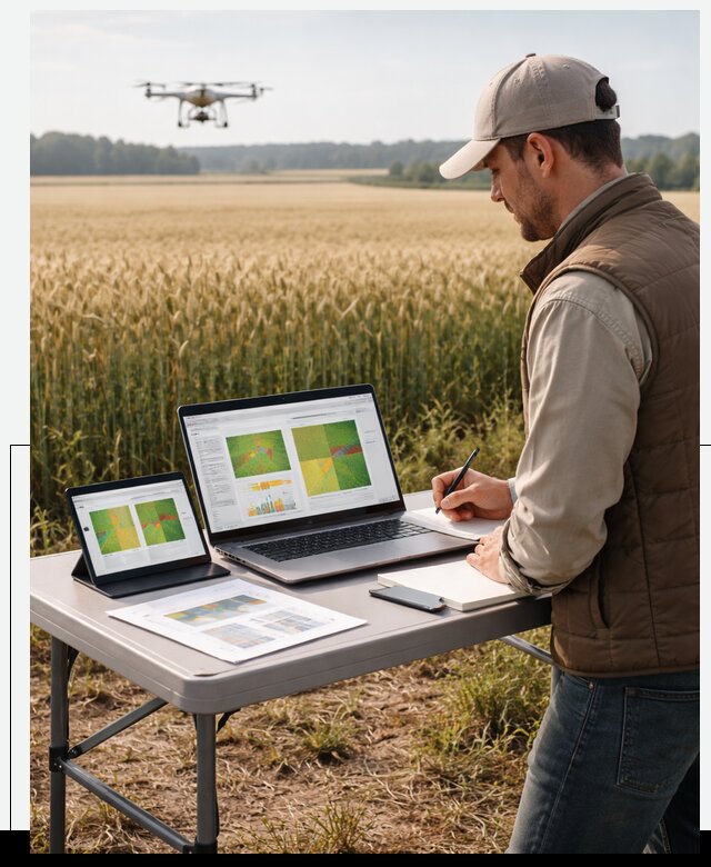 Система AI прогнозирования урожайности для точных агрономий в Качканаре