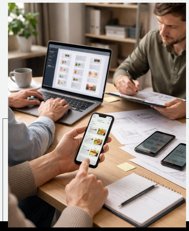 Разработка мобильного приложения торговой сети в Качканаре