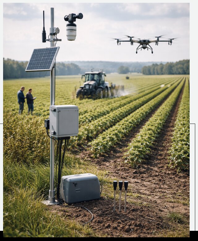 Разработка IoT мониторинга полей в Качканаре от 8715 р. | АвикейКчк